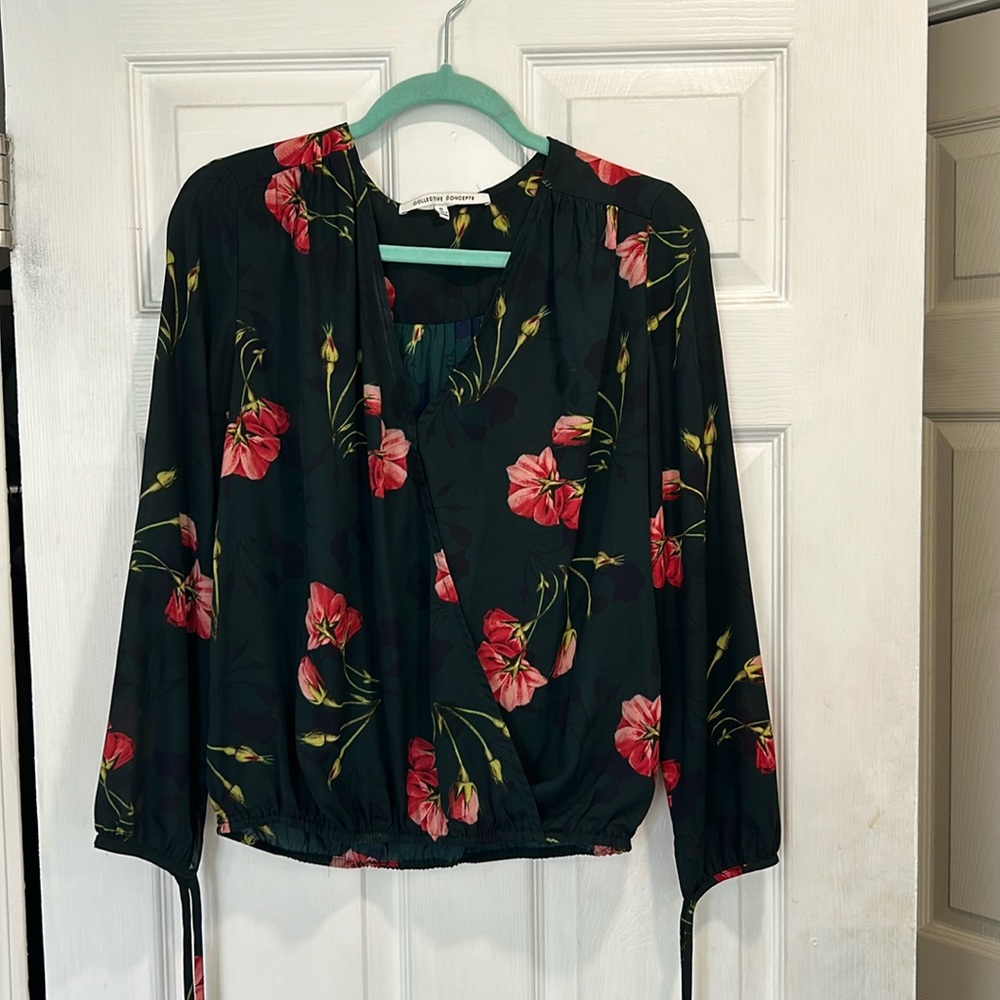 Romantic Fall Flowy Flower Top